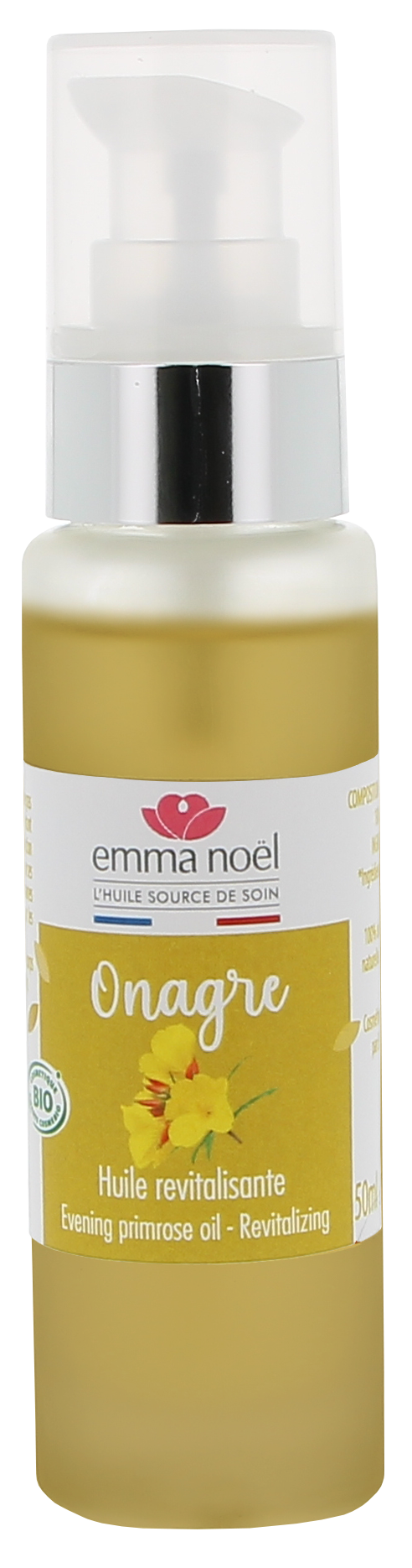 Emma Noël -- Huile vierge d'onagre bio - 50 mL