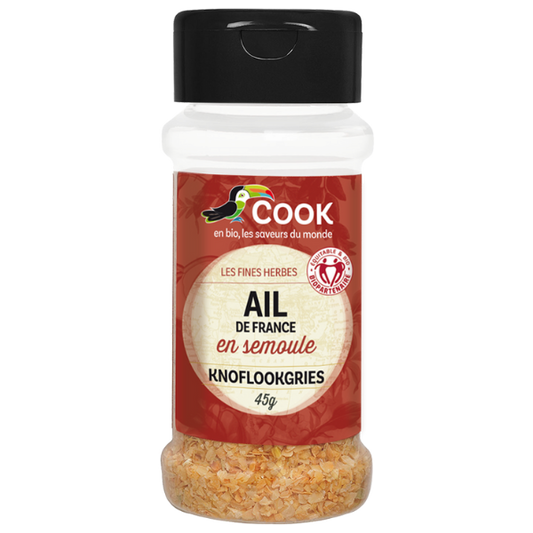 Cook épices -- Ail en semoule biopartenaire (origine France) - 45 g