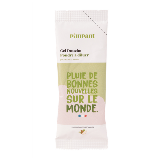 Pimpant -- Gel douche douceur d'amande poudre à diluer - 25 g