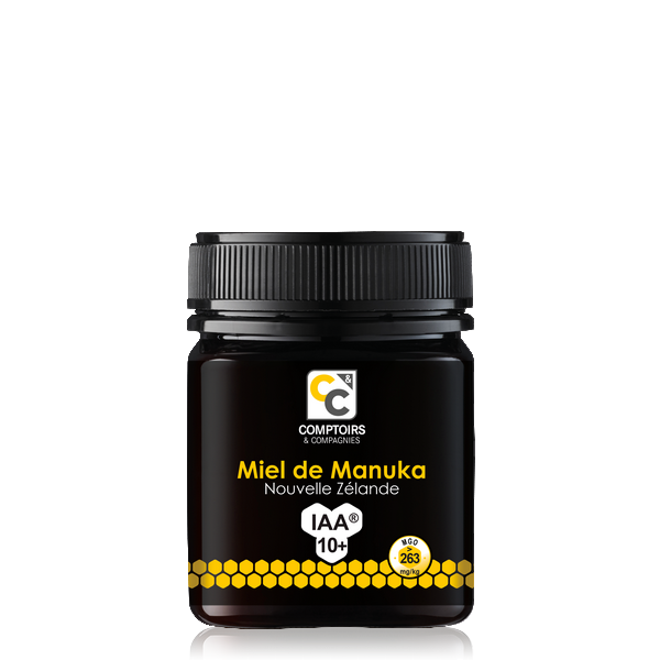 Comptoirs & Compagnies -- Miel de manuka iaa10+ (mgo 263) (origine  Nouvelle zélande) - 250 g