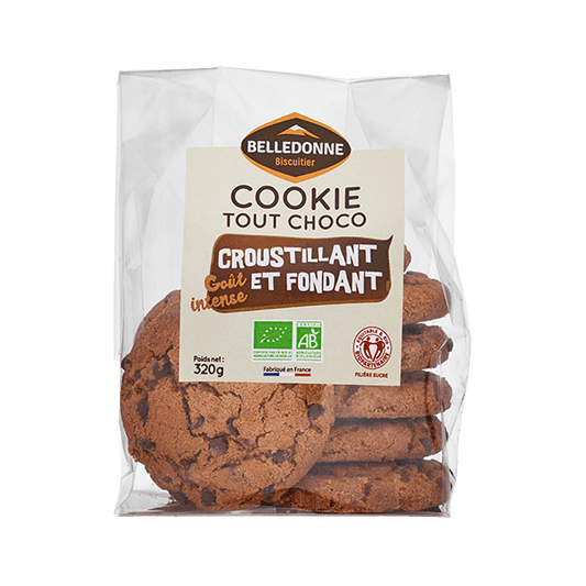 Belledonne -- Cookie tout chocolat bio - 320 g