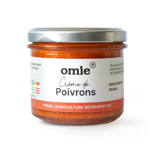 Omie -- Crème de poivrons bio (fabriqué en france) - 90 g